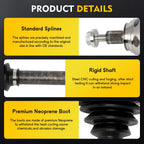 CV Axle Shaft Assembly for Volkswagen Jetta (2005–2015)