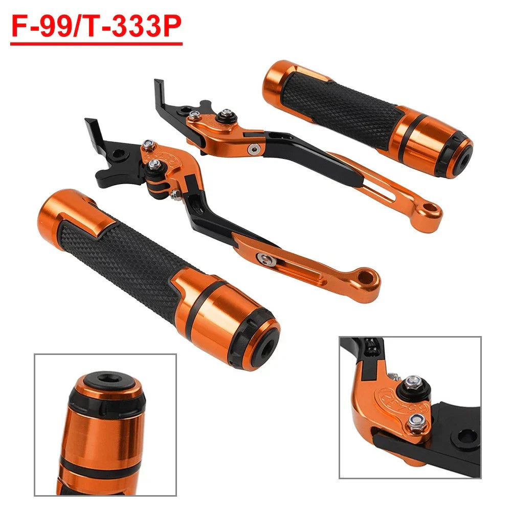 Folding Extendable Brake Clutch Levers Grip Set for Triumph Speed Twin (2019-2023)