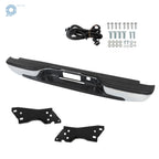 Chrome Rear Step Bumper for Chevy Silverado 1500 GMC Sierra 1500 (1999–2007)