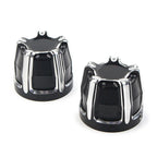 Front Axle Nut Cap Covers for Harley Softail Touring Street Glide