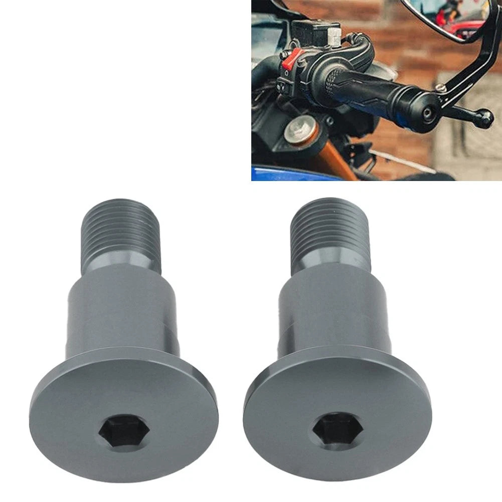 Handlebar Grip Bar End Caps for Yamaha FZ1 Fazer MT-07 (2006–2016) Titanium