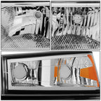 Chrome/Amber Side Headlight Bumper Lamps for Colorado Canyon (2004–2012)