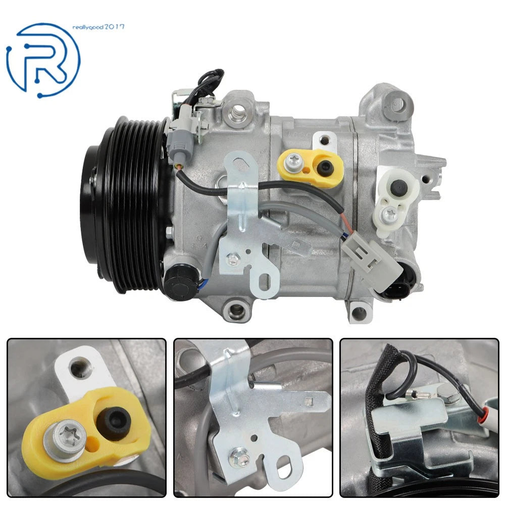 A/C Compressor and Clutch for Toyota Faw Crown (2015–2017)
