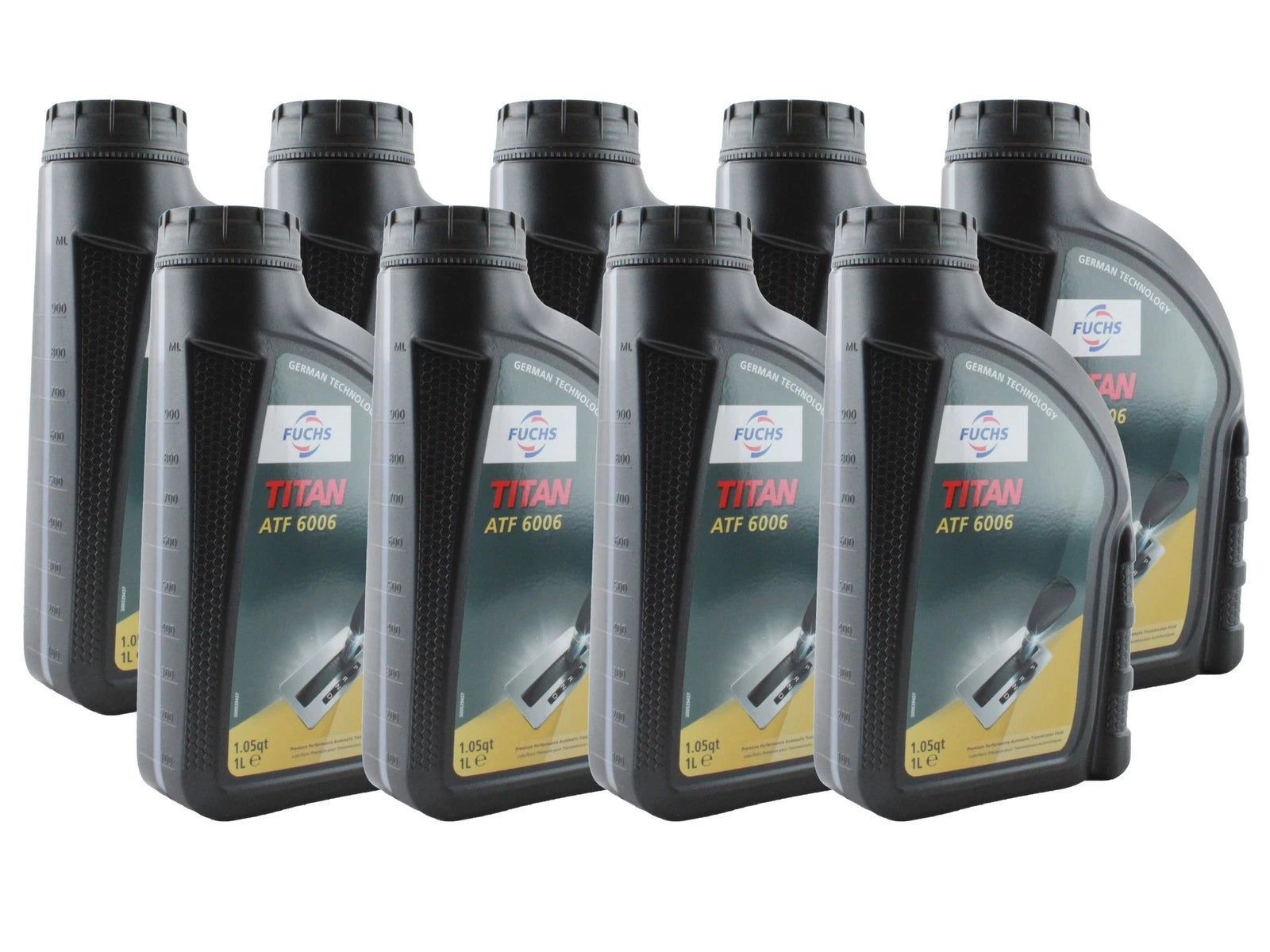 Set of 9 Fuchs TITAN ATF 6006 Auto Transmission Fluid for Audi BMW Jaguar (–)