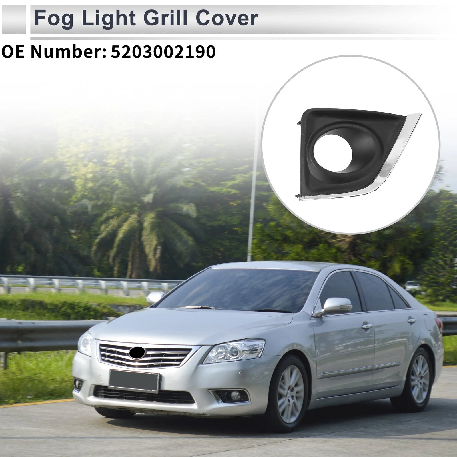 1 Pc Fog Light Grill for Toyota Corolla (2014–2017) No. 5203002190