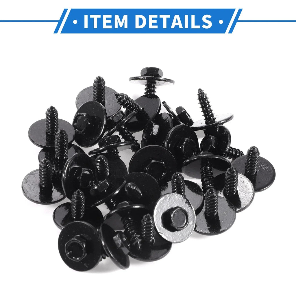 30 pcs Fender Liner Splash Shield Screws for BMW 1 Series M (2011-2012)