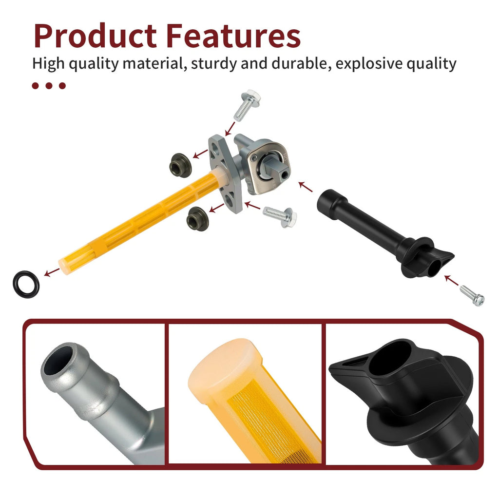 Gas Tank Fuel Valve Petcock for Honda TRX700XX (2008–2009) 16950-HP6-A01