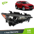Replacement Headlight for Mazda CX-5 (2017–2021) Right Passenger Black LED