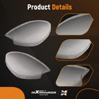 Set of 2 Clear Headlight Lens Covers for Porsche Macan (2014–2018)