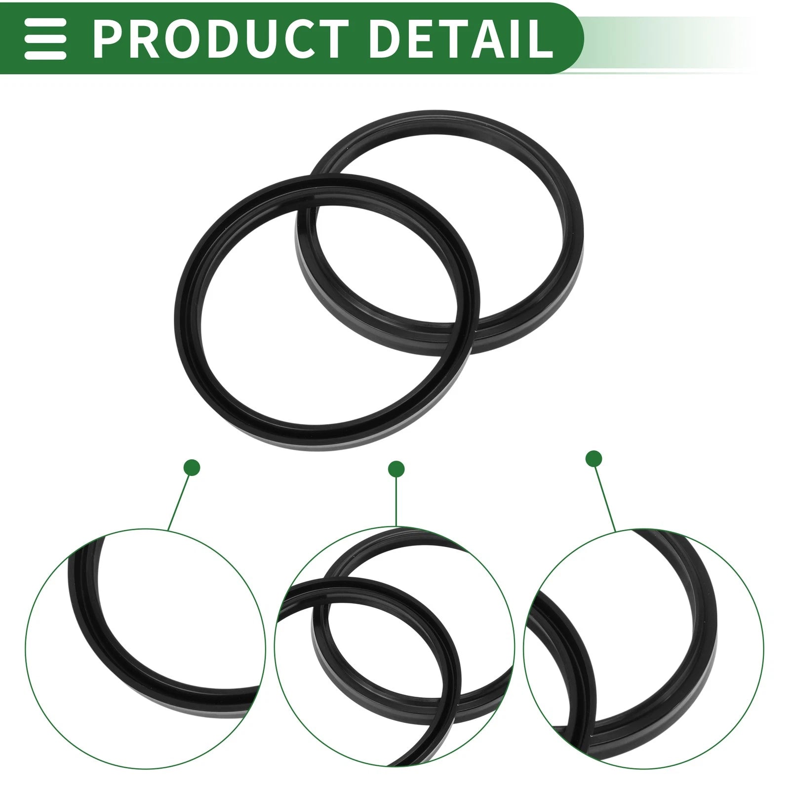Set of 5 Oil Seal Rotary Shaft Seal NBR Rubber 70x80x6mm