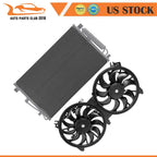 AC condenser and cooling fan assembly for Nissan Maxima (2016–2018)