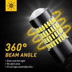 2X LED Backup Reverse Light Bulbs for AUXITO (6000K, 12V)