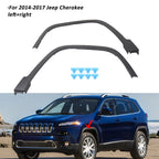 2Pcs Fender Flares for Jeep Cherokee (2014â2017) Front Left & Right