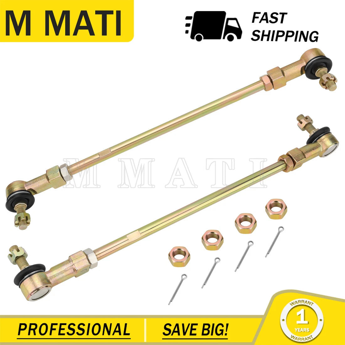 Tie Rods with End Kit Left & Right for Honda TRX450ER TRX450R (2004–2014)