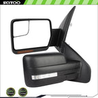 Power Heated Puddle Signal Tow Mirrors Pair for Ford