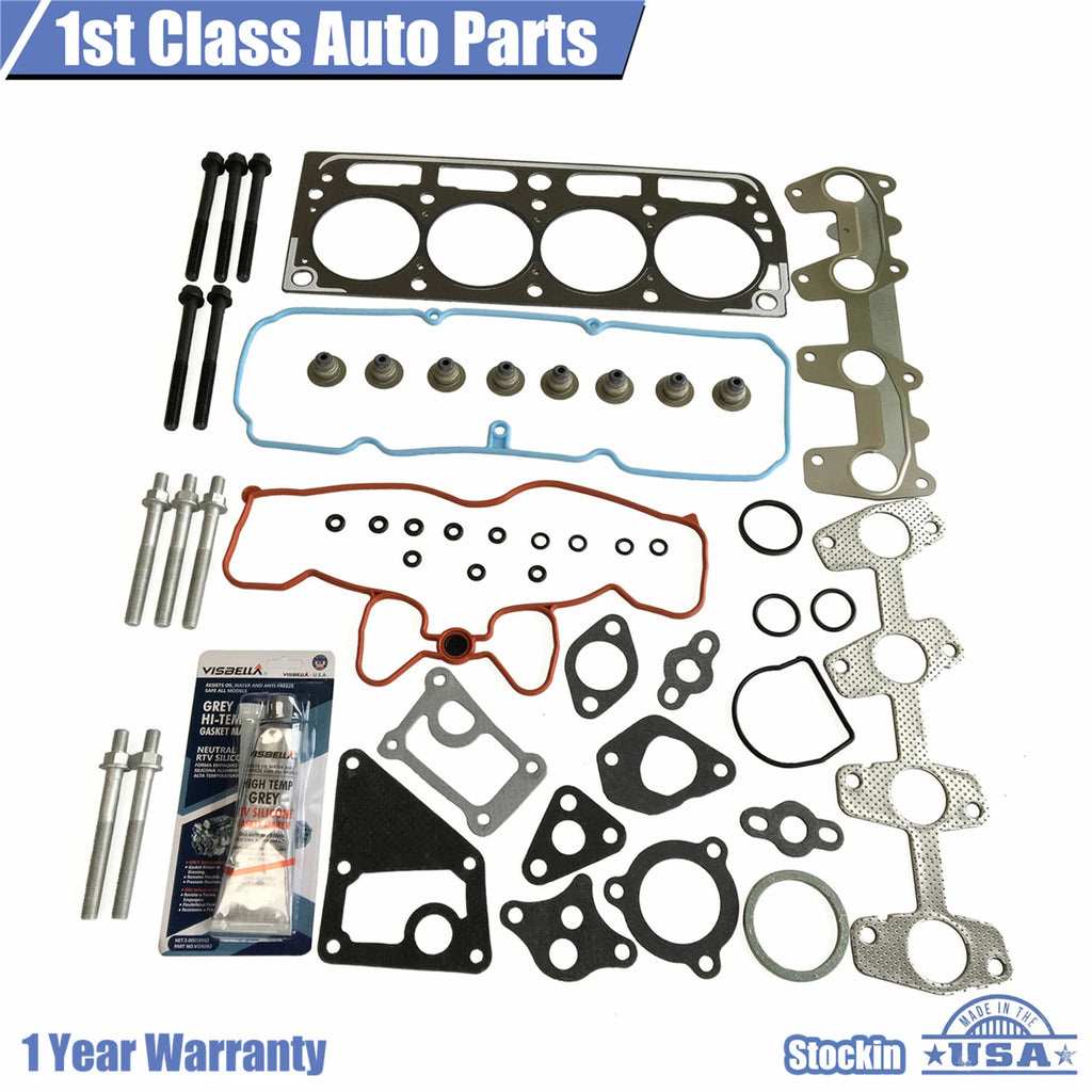 Engine Cylinder Head Gasket Set with 10 Bolts for Chevy S10 GMC Sonoma (1994–2004)
