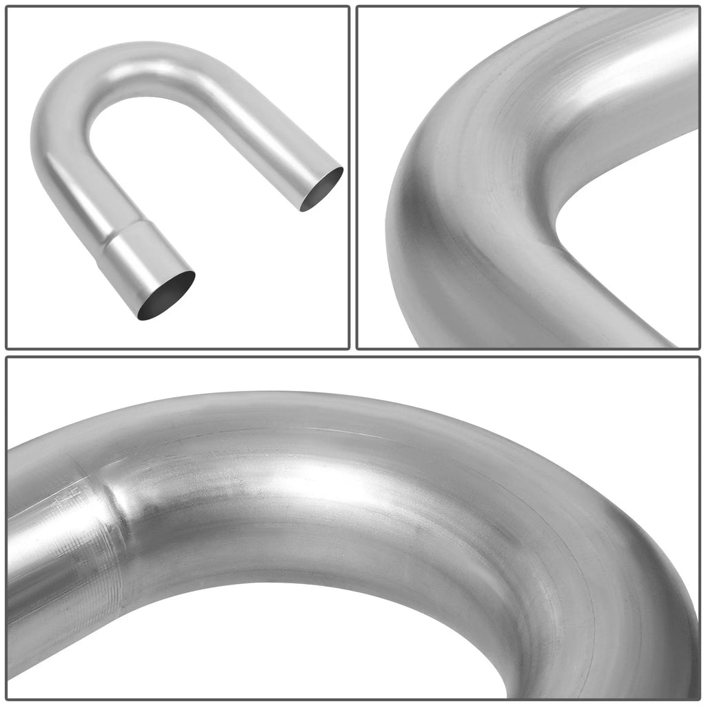 8Pcs 3.0" OD Mild Steel Exhaust Pipe Tubing Kit for Custom Applications