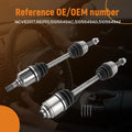 Pair Front CV Drive Axle for Jeep Compass Patriot & Dodge Caliber (2007–2017)