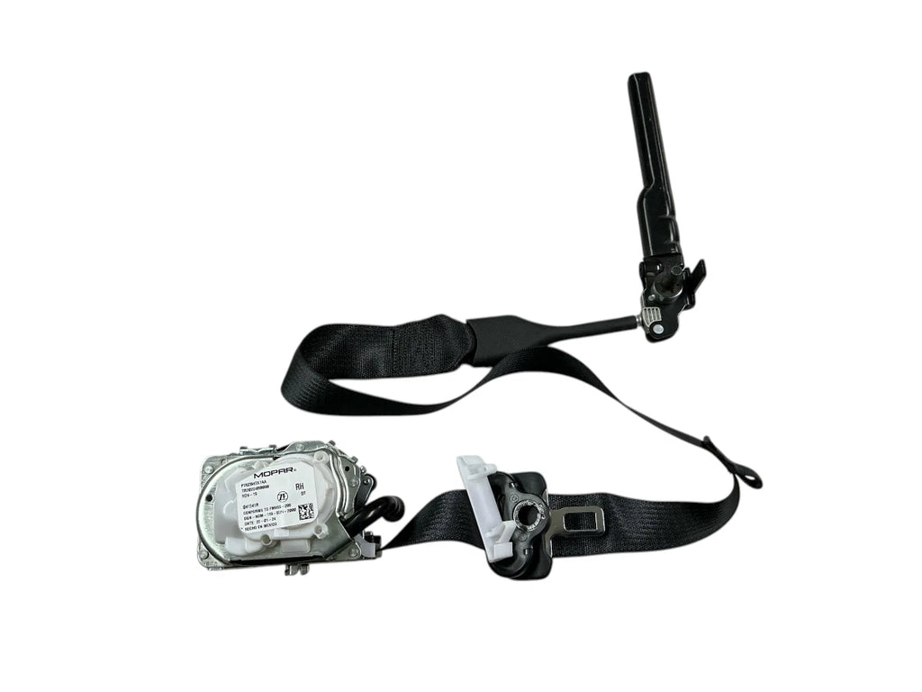 Front Right Seat Belt for RAM 1500 (2025) P7QZ04TX7AA, Black