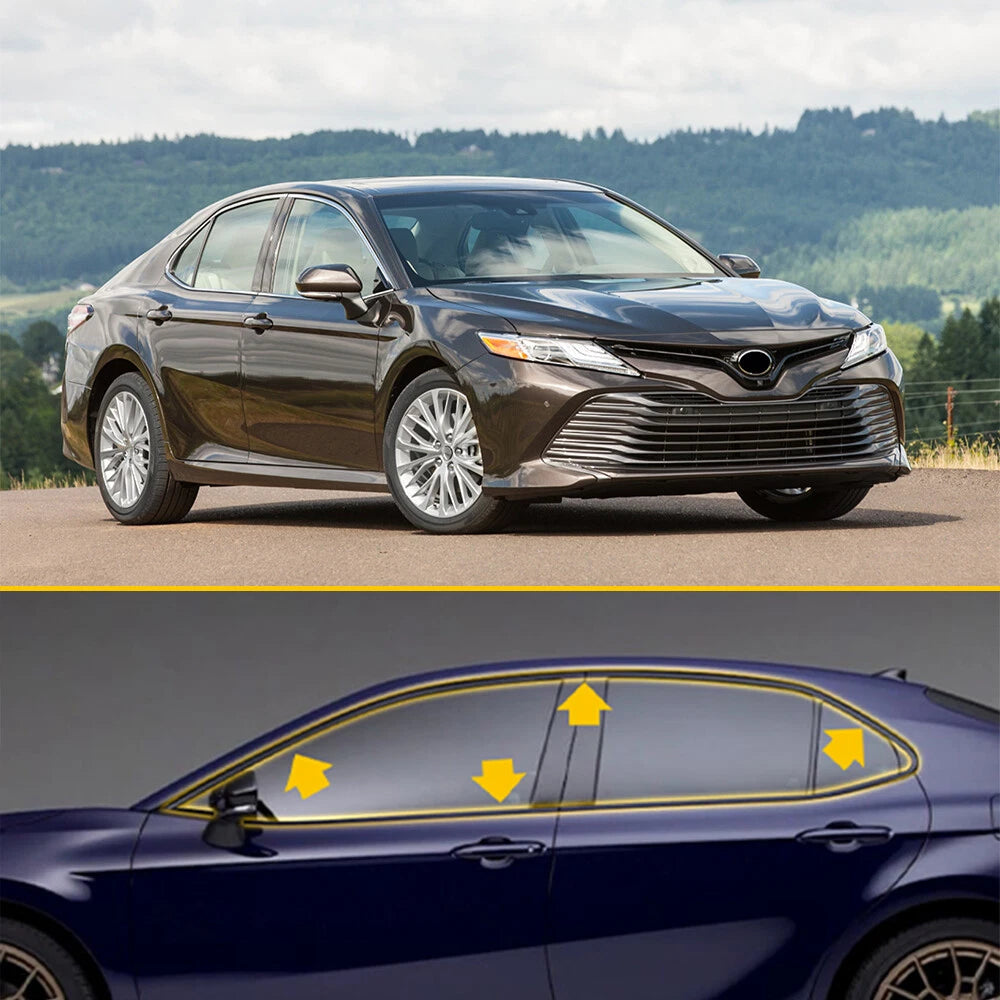 Chrome Delete Blackout Overlay for Toyota Camry (2018â2024)