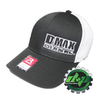 Duramax Diesel Hat for DMAX Truck (S/M) - Black Flexfit White Mesh Back