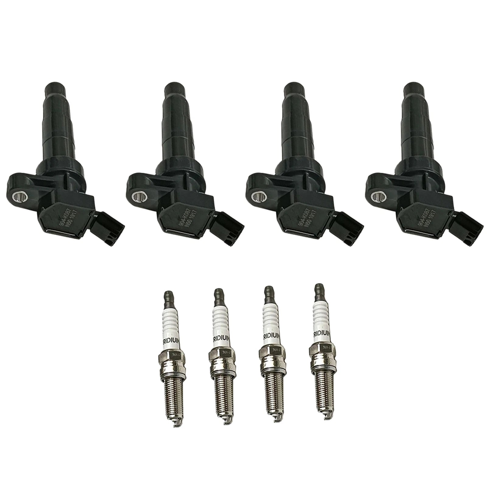 Set of 4 Ignition Coils & Spark Plugs for Kia Optima (2011-2015) Turbo