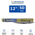 Set of 50 Michelin RainForce Wiper Blades 12" for All Vehicles