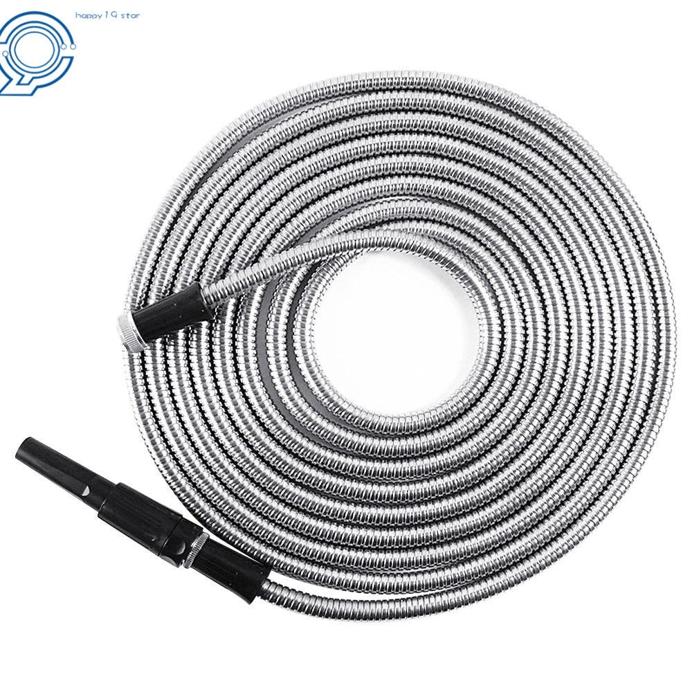 Stainless Steel Garden Hose 50 Feet for Garden & Cleaning