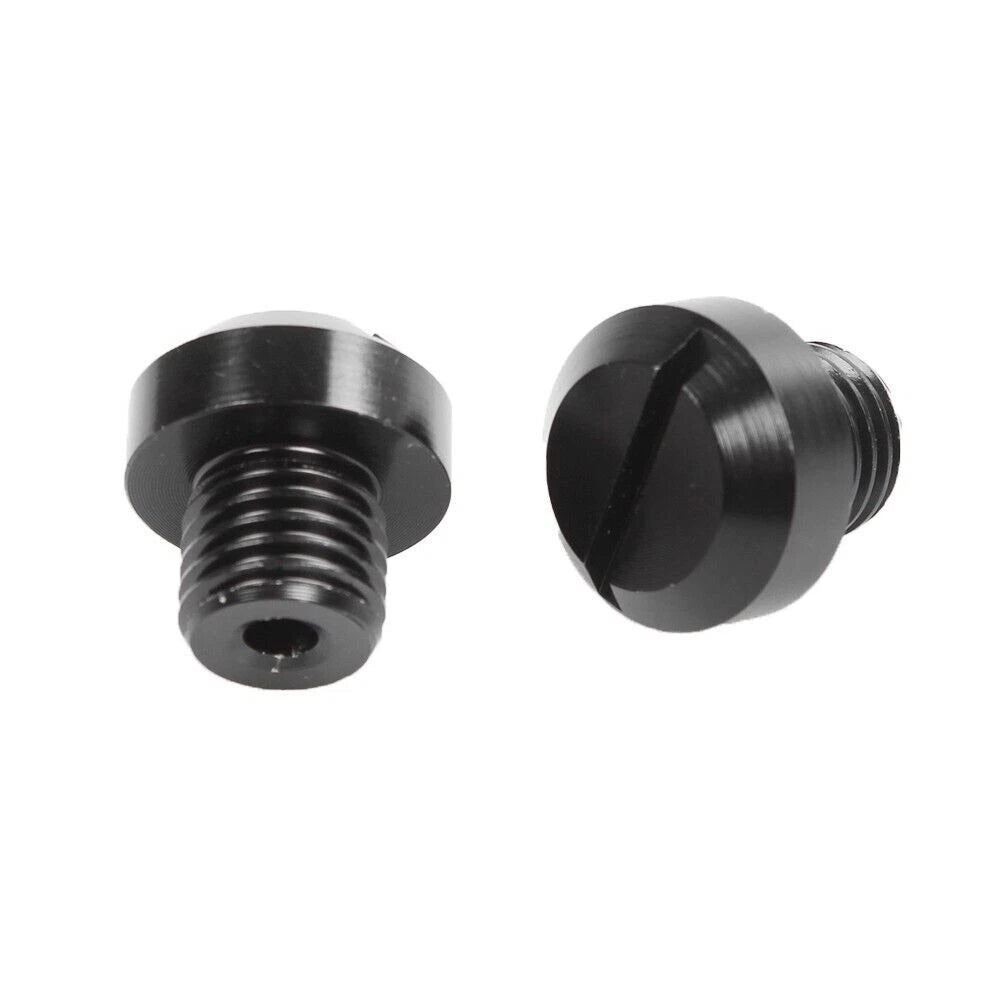 2Pcs M10x1.25 Mirror Hole Plug Screws for Motorcycle (Universal)