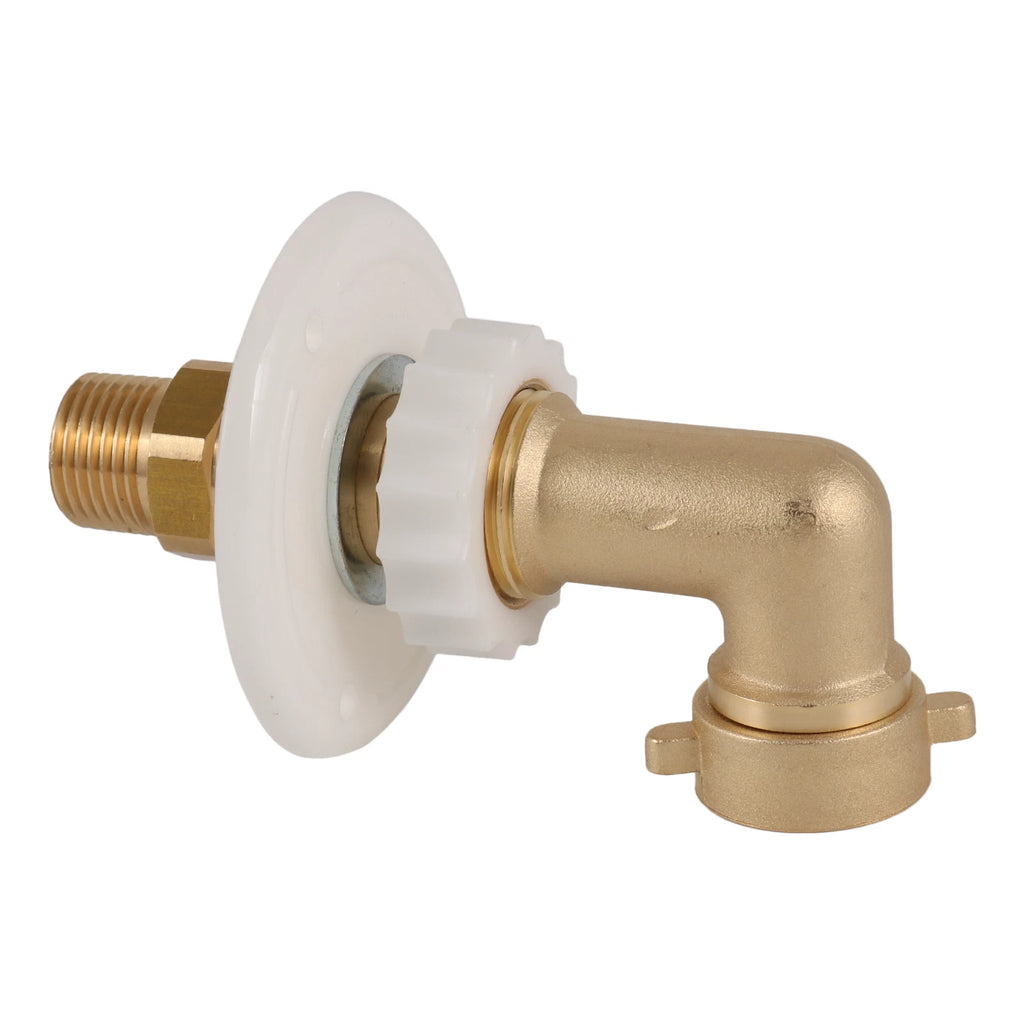 Brass City Water Fill Inlet Flange with Check Valve for RV