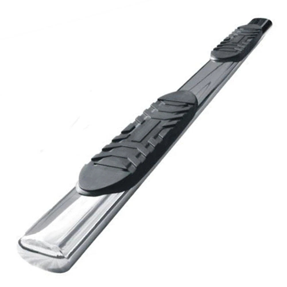 5in Oval Nerf Bar Step with 2 Pads Replacement for Chevrolet Colorado (2015–2019)