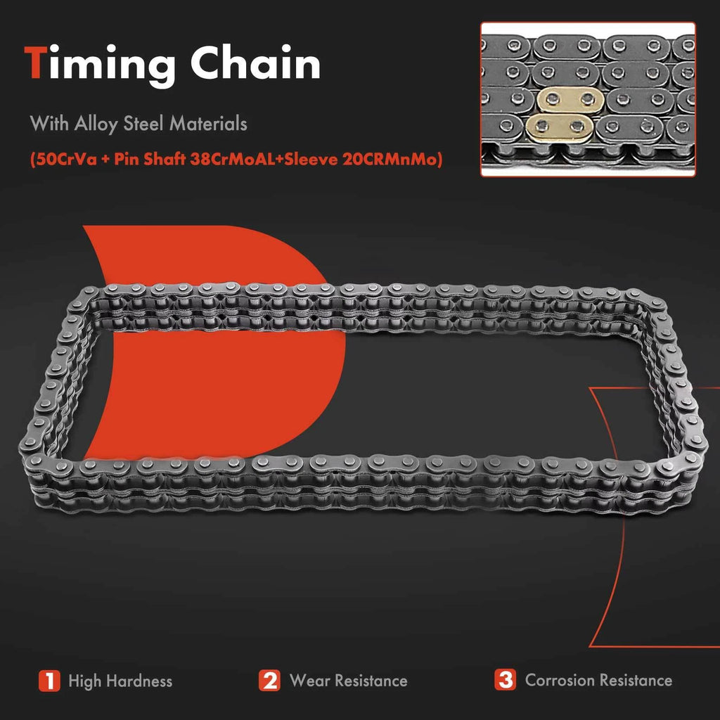 3X Timing Chain Kit for Chevy Malibu, Impala, Camaro (1965-1976)