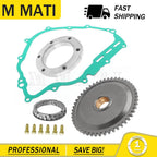 Starter Clutch Kit One Way Gear Bearing & Gasket for Yamaha Grizzly 550 (2009–2014)