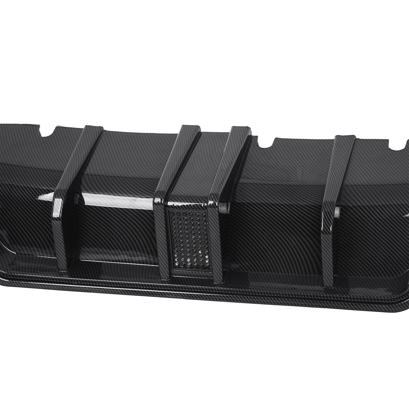 Rear Diffuser with LED for BMW 3 Series G20 (2019-2022) Carbon Fiber Style