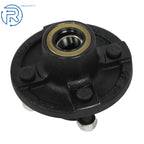 2 Pack Trailer Hub Assembly for 4-Lug Trailers (Fits Various Models)