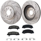 Front Brake Disc and Pad Kit for Chevy Impala Limited (2014–2016)