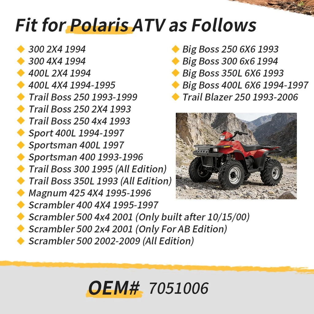 Fuel Shutoff Petcock Kit for Polaris Sportsman Scrambler Trail Boss Big Boss