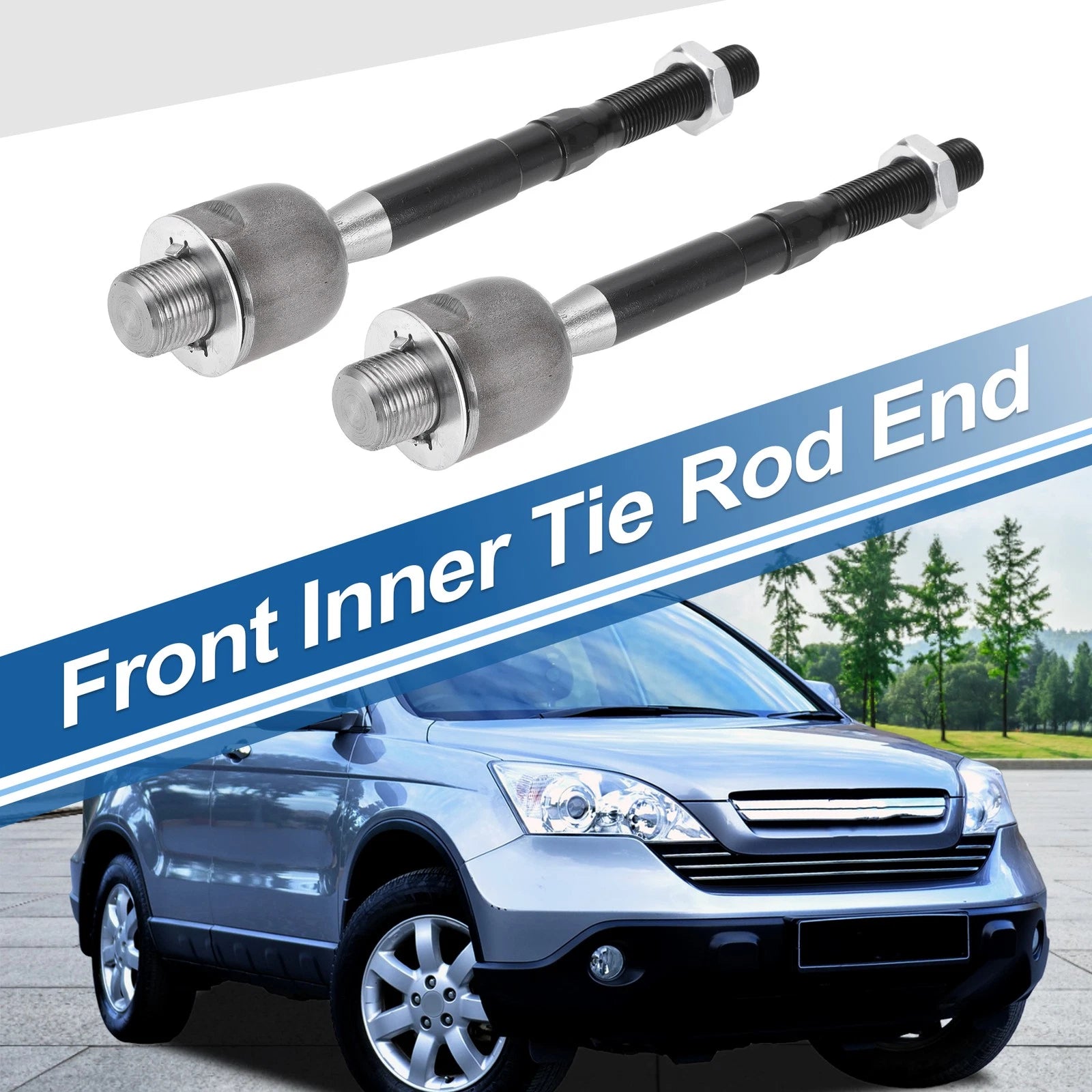2 Pcs Front Inner Tie Rod End Links for Acura TLX (2015–2017) & Honda Accord (2013–2017) 656320661447