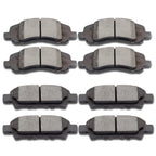 Set of 4 Ceramic Brake Pads for Dodge Avenger/Caliber (2007–2017) Jeep Compass