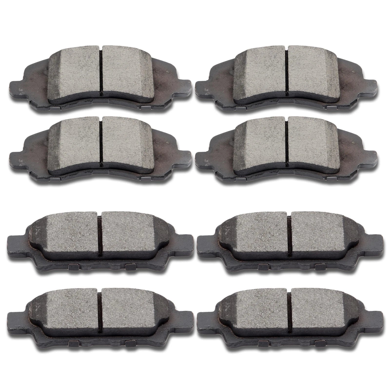 Set of 4 Ceramic Brake Pads for Dodge Avenger/Caliber (2007–2017) Jeep Compass