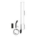2X Rear Trunk CB Antenna Kit for Honda Goldwing 1800 GL1800 (2018–2025)