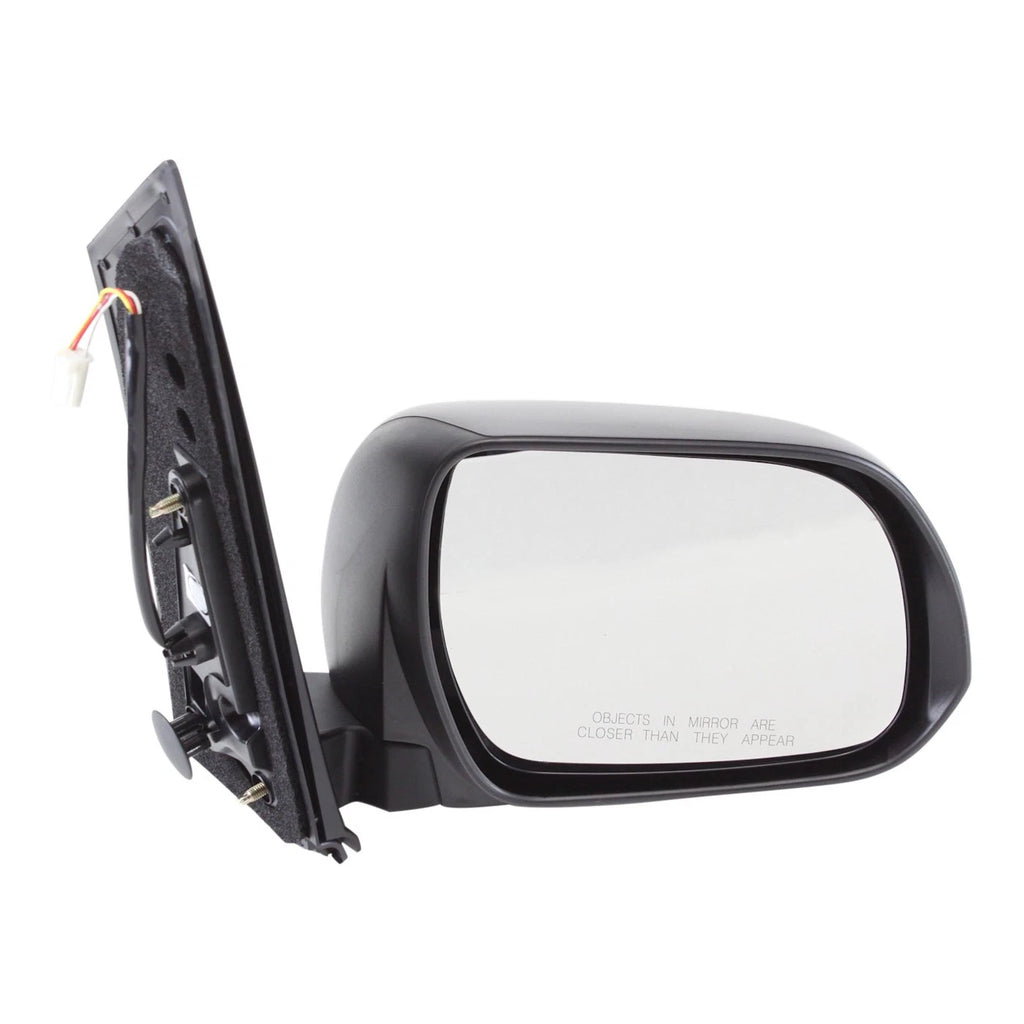 Power Mirror for Toyota Sienna (2011–2014) Passenger Side Textured Black