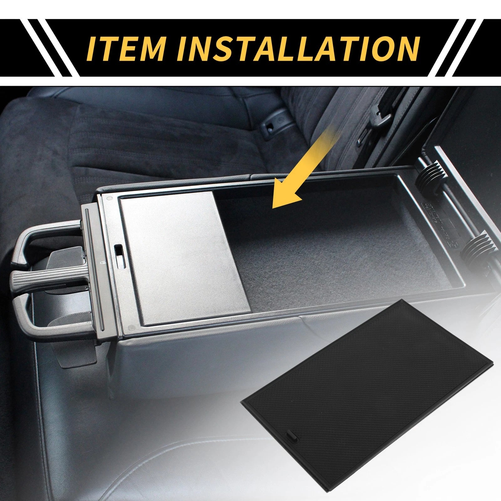 Center Console Organizer Pad for Chevy Silverado 1500, GMC Sierra 1500 (2019–2023)