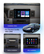 9" Android 11 Stereo Radio GPS Wifi Player for Toyota Corolla (2003-2008)