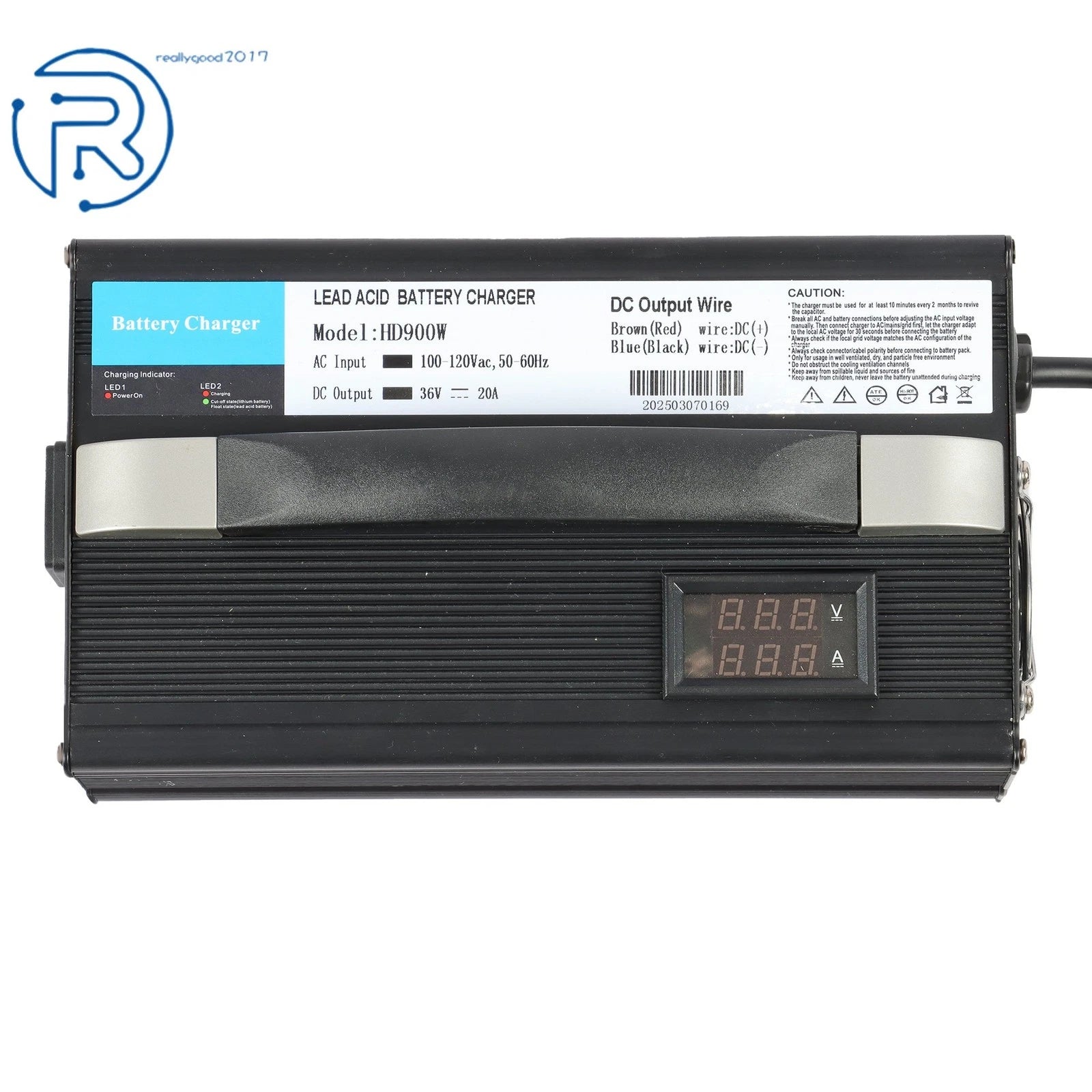 Powerwise D Style Plug for EZGO TXT Golf Cart (1996–Present) 36V 20A
