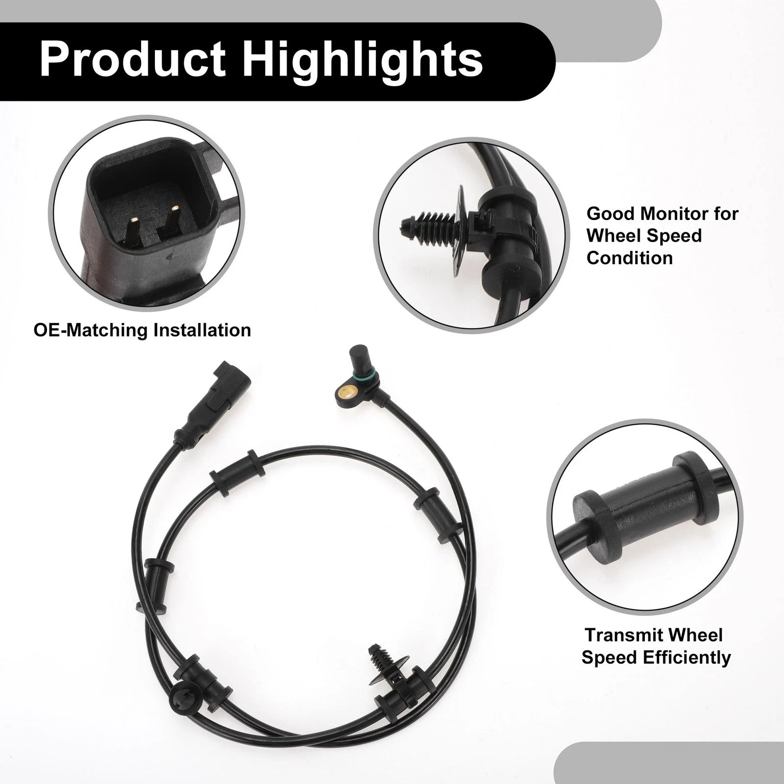 ABS Wheel Speed Sensor No. 5179964AA for Dodge Ram 2500 3500 (2003–2010)