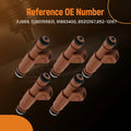 5PCS Fuel Injectors for Volvo C70 S60 S70 V70 L5 2.4L (1999–2003) FJ669
