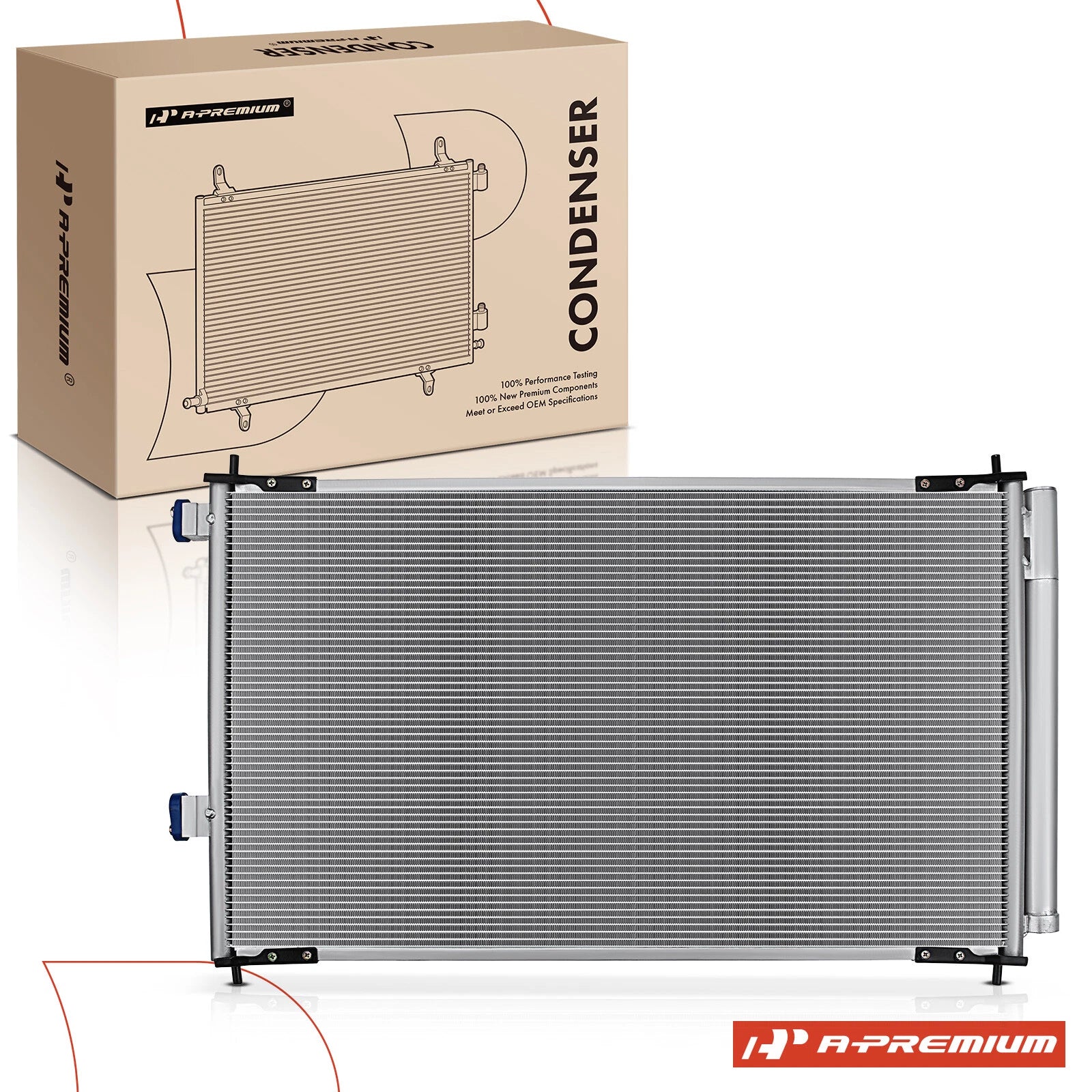 A/C Condenser with Receiver Dryer for Toyota RAV4 (2006-2012)