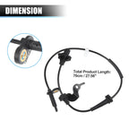 Front Left ABS Wheel Speed Sensor No. 57455T2FA01 for Acura TLX (2015–2020)