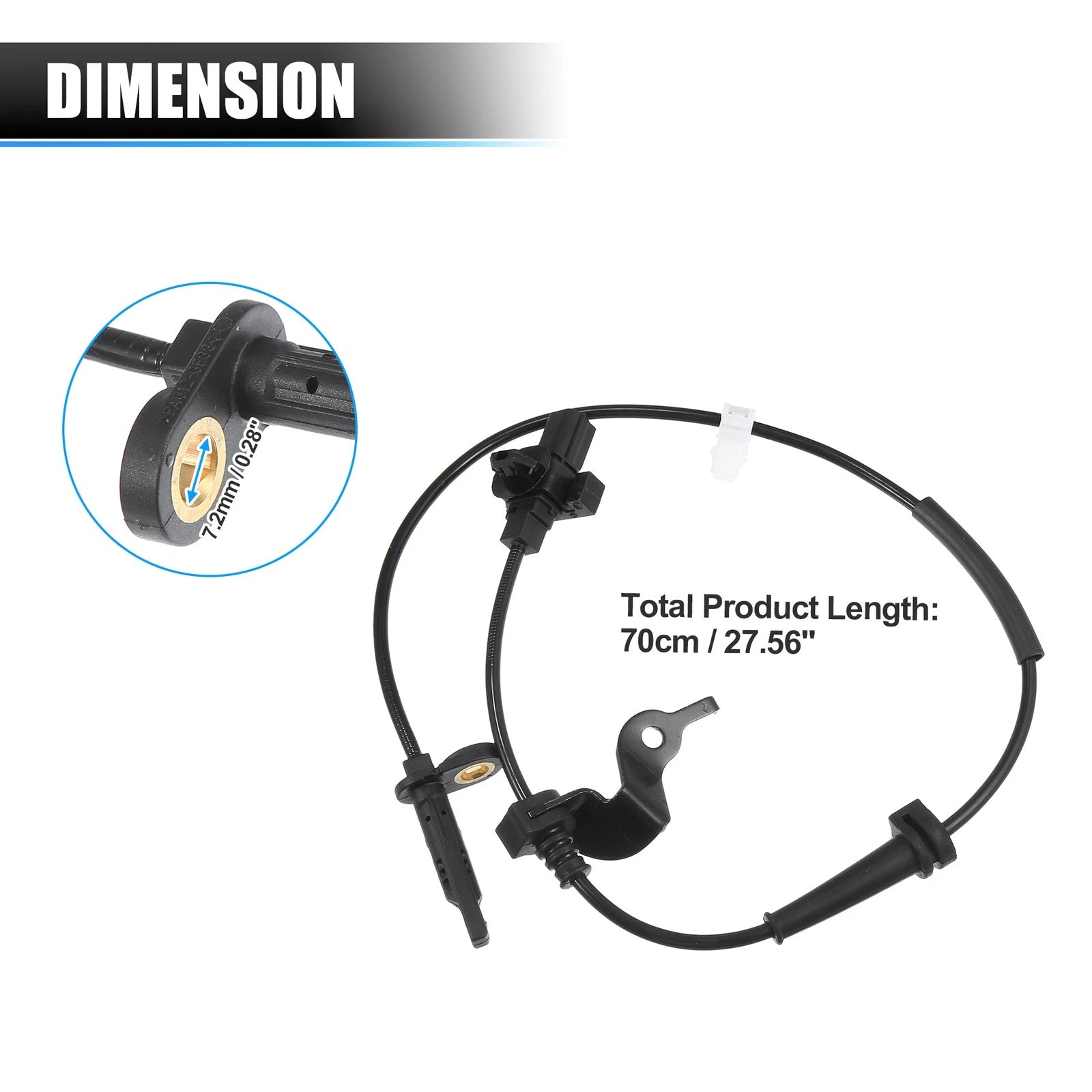 Front Left ABS Wheel Speed Sensor No. 57455T2FA01 for Acura TLX (2015–2020)
